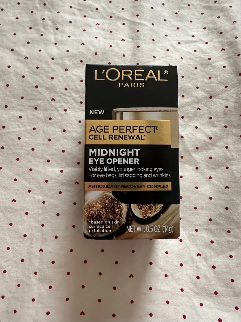 L'Oréal Paris Age Perfect Midnight Eye Opener Cream - Gold/Black
